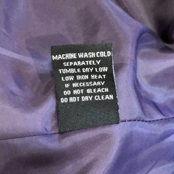 Purple Button Up Work Jacket - Picture 8 of 9